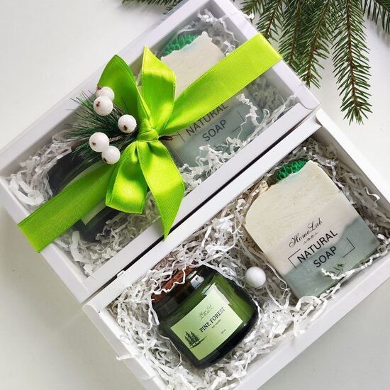 Dāvanu komplekts "Skujkoku mežs"